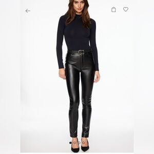 Dynamite Kate Faux Leather Skinny Pants